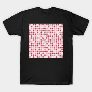 ~ Abstract spots polka dots painterly styles monochromatic minimalist digital T-Shirt